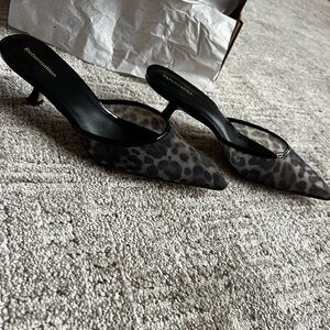 Reformation Wilda Kitten Heel Mule